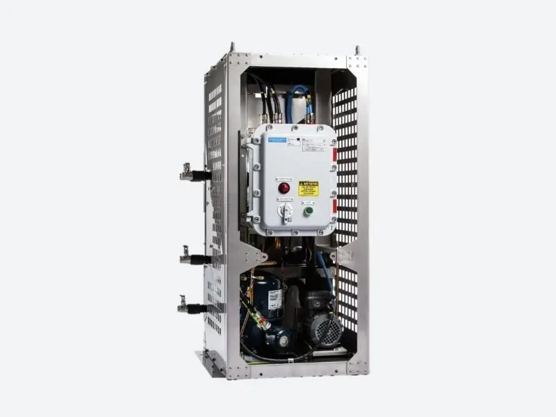 Stolway closed loop sample cooler with panels removed